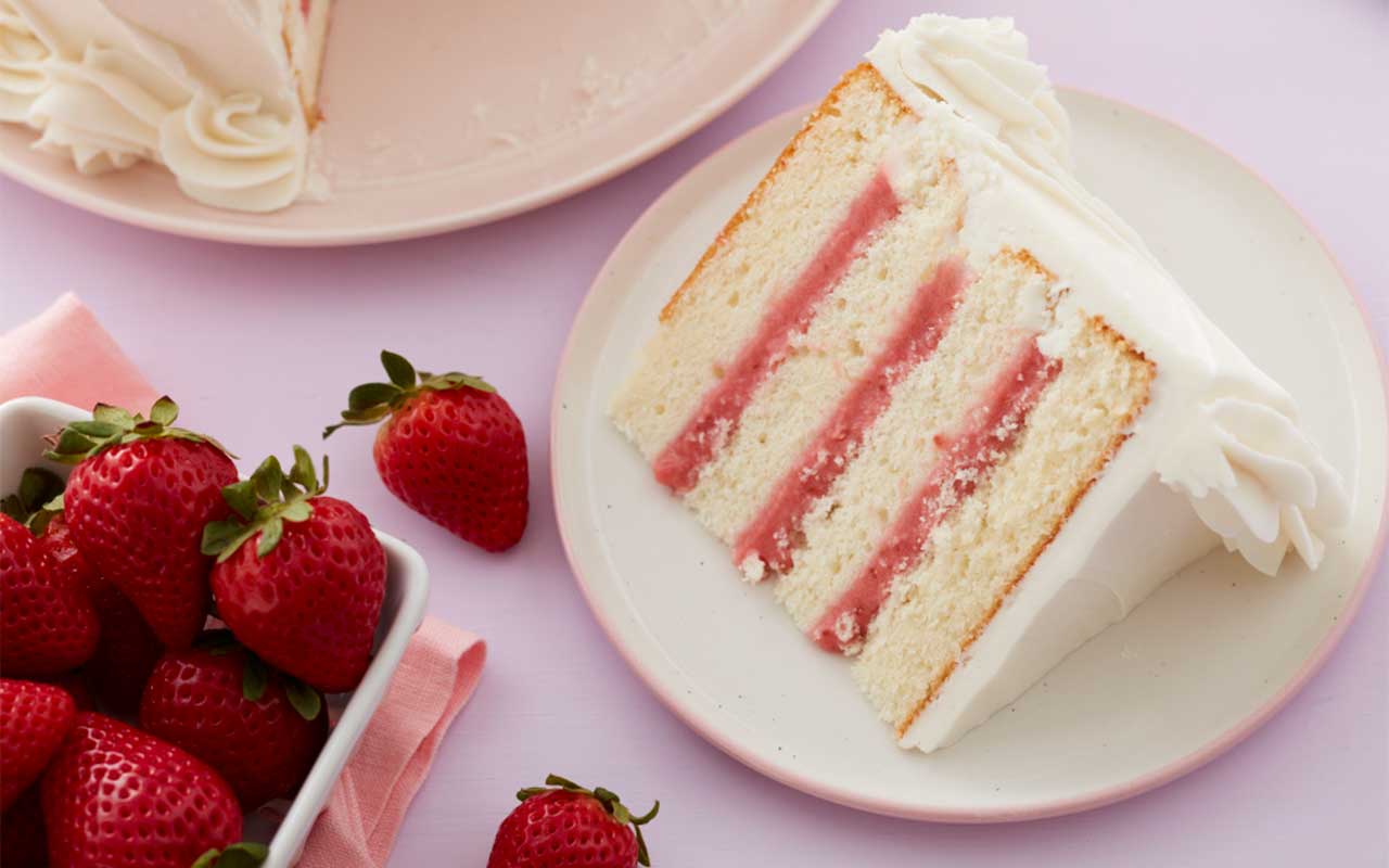 Recette simple de gâteau à la crème et aux fraises